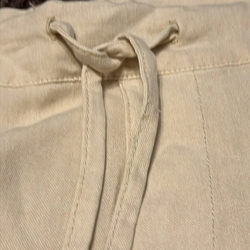 Sincerely Jules Convertible Linen Blend XL Pull on Pants - Picture 3 of 9